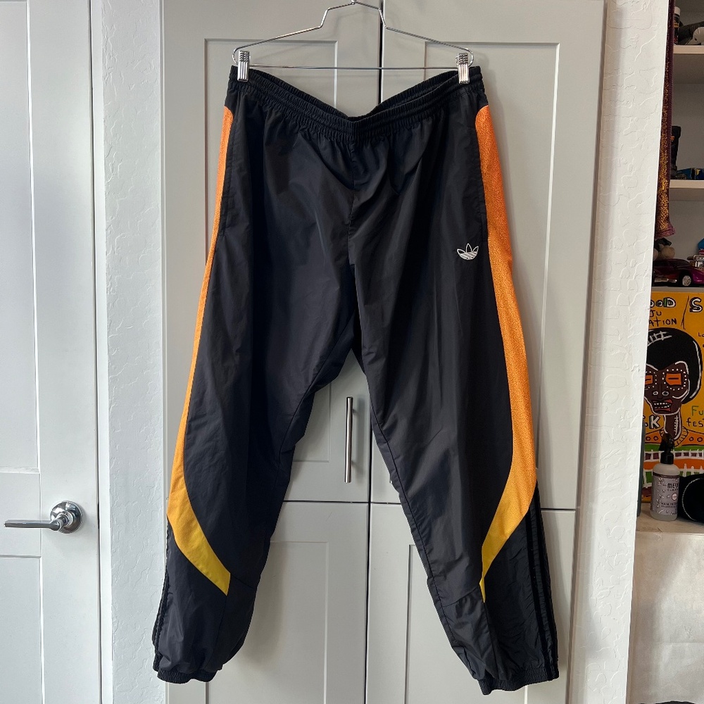 Adidas SPRT Supersport Sport Spray Track Pants Black Size 2XL Black GN2462